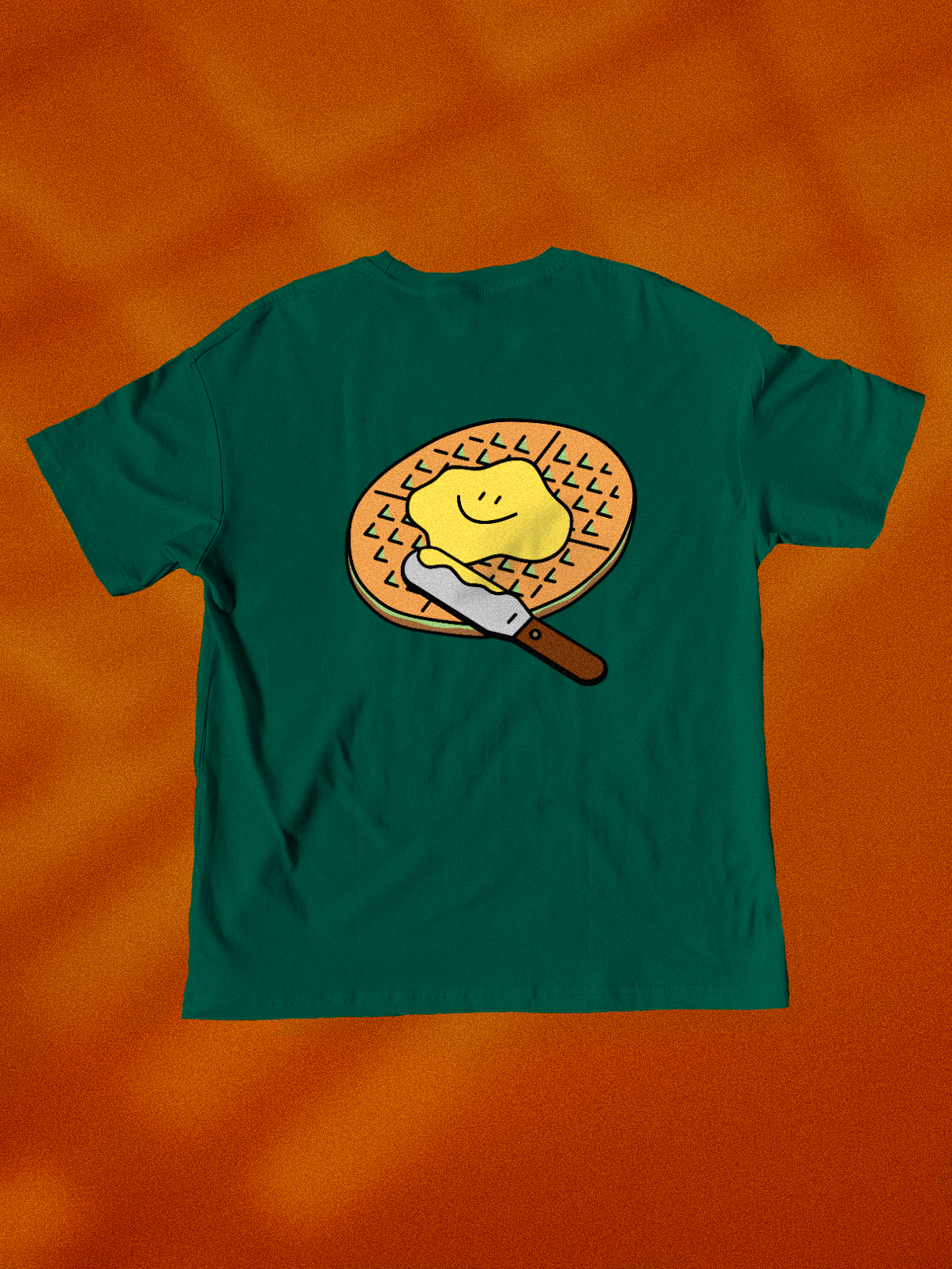 Neighbourhood Waffle ๐ง T-Shirt: Forest Green