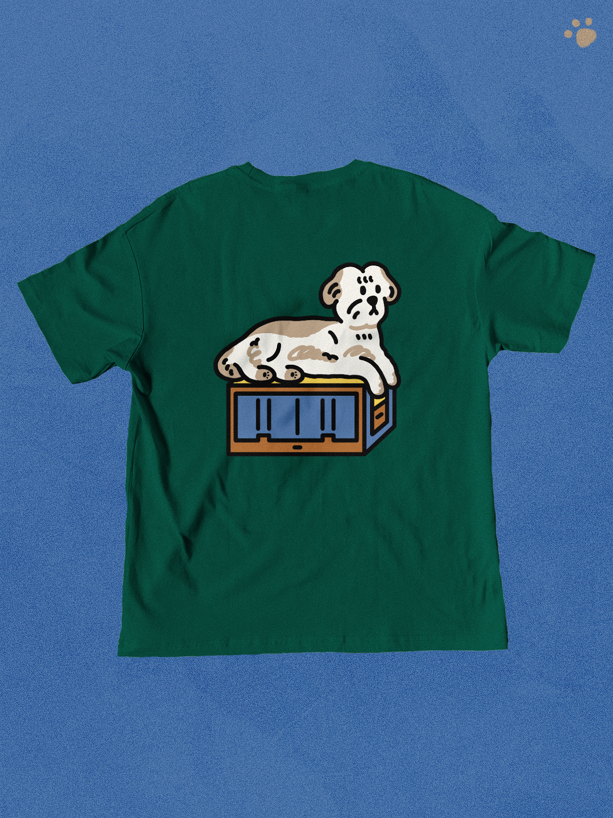 Paws & Relax ๐พ T-Shirt: Forest Green