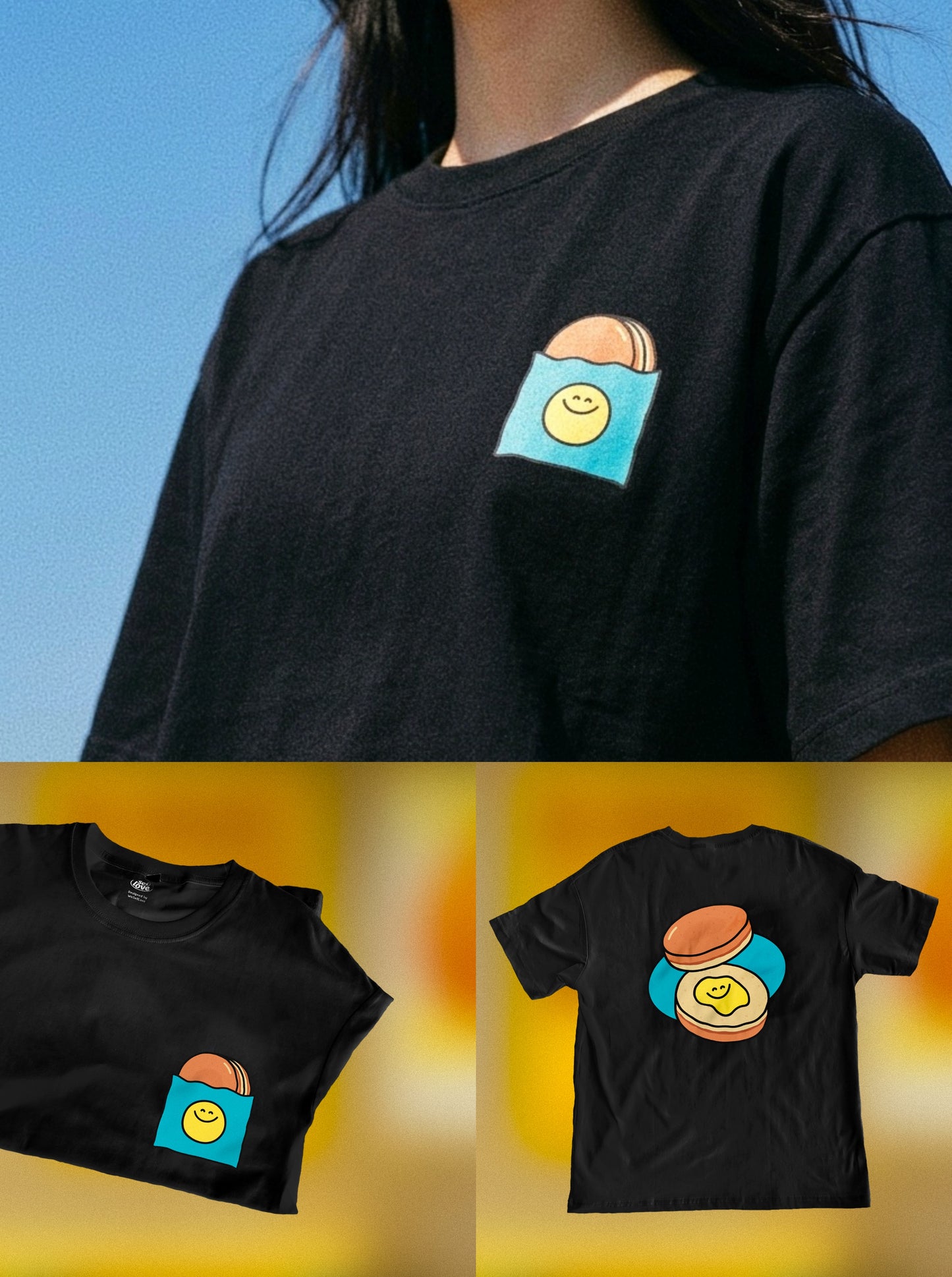 Jolly Pancakes ๐ฅ T-Shirt: Black