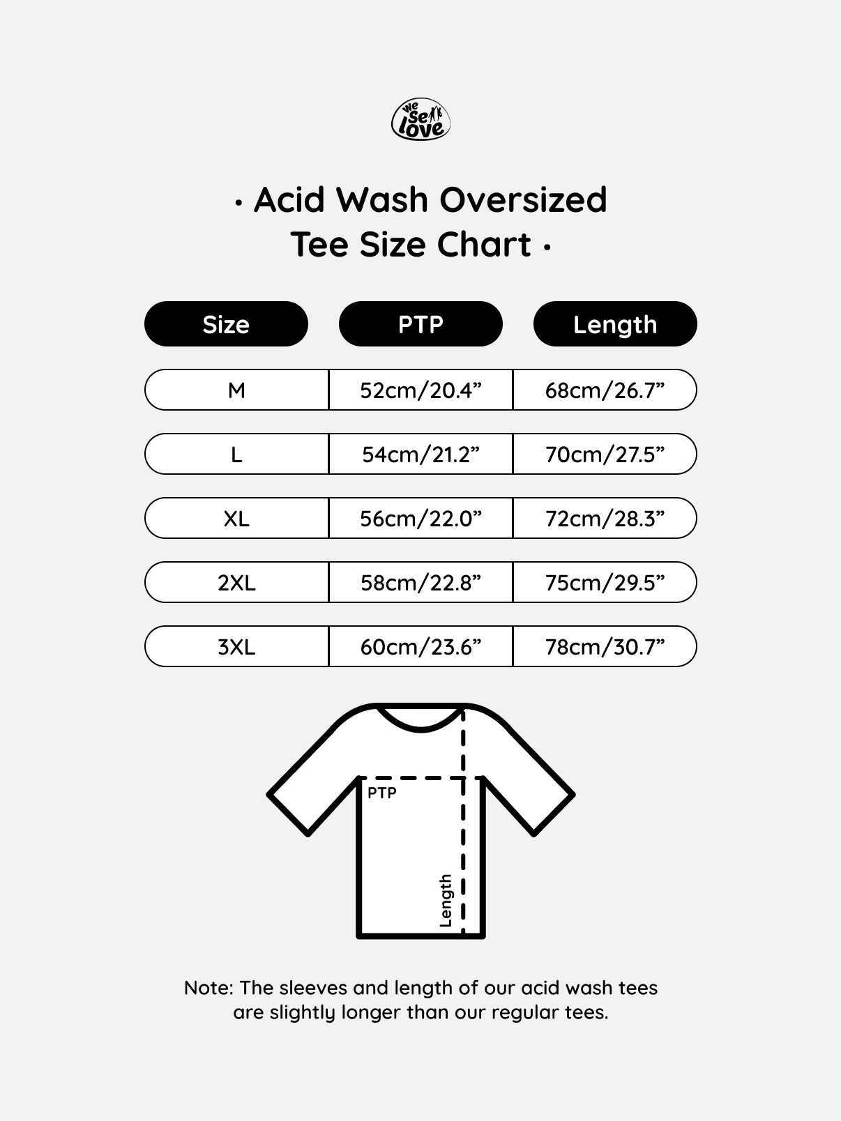 Hotpot-rean 🥘 Acid Wash Oversized T-Shirt: Storm Grey