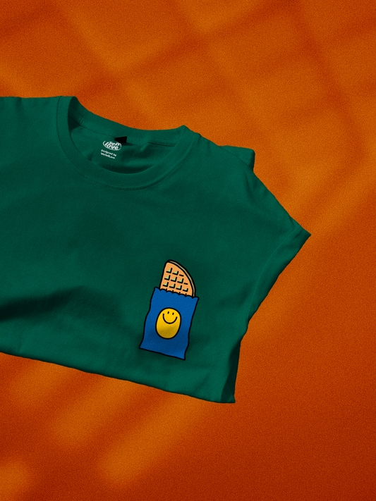 Neighbourhood Waffle 🧇 T-Shirt: Forest Green