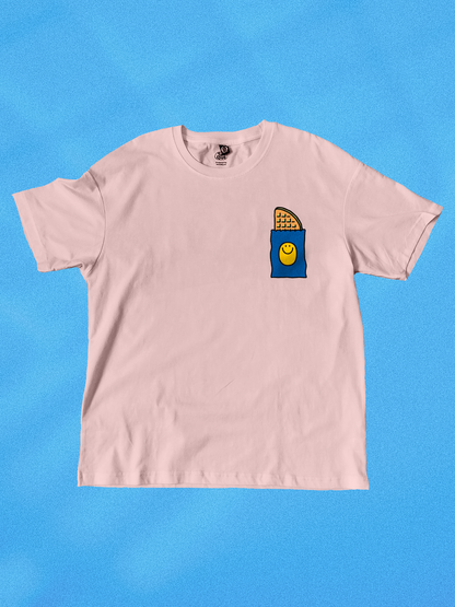 Neighbourhood Waffle 🧇 T-Shirt: Misty Rose