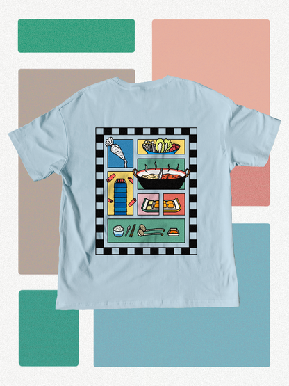 Hotpot-rean 🥘 T-Shirt: Sky Blue