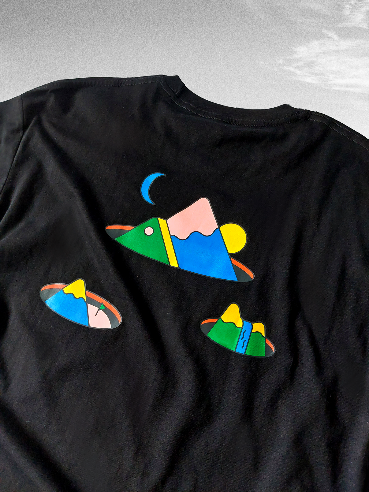 New Heights 🗻 T-Shirt: Dark mode 🌑