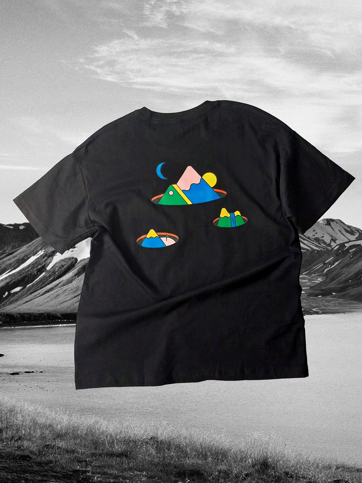 New Heights 🗻 T-Shirt: Dark mode 🌑