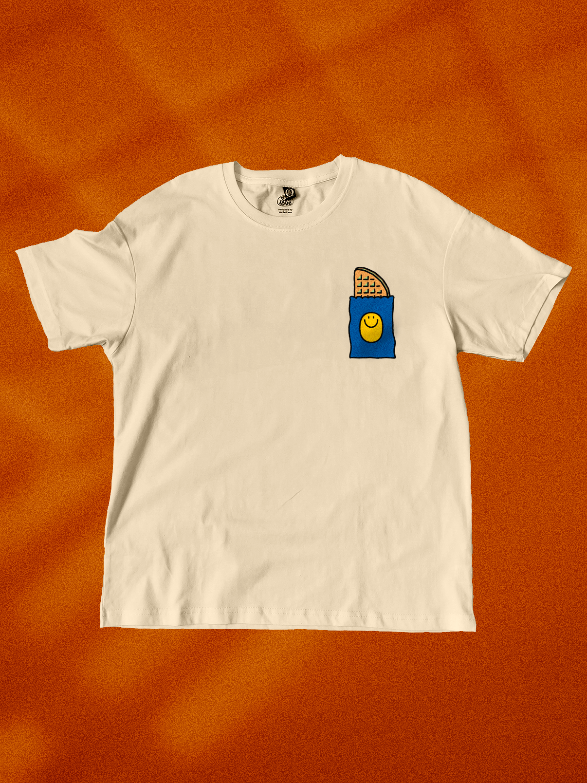 Neighbourhood Waffle 🧇 T-Shirt: Butter Yellow