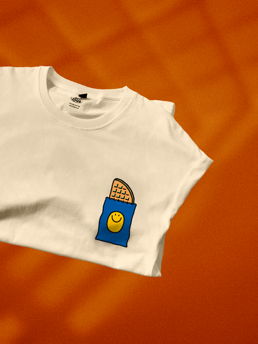 Neighbourhood Waffle 🧇 T-Shirt: Butter Yellow