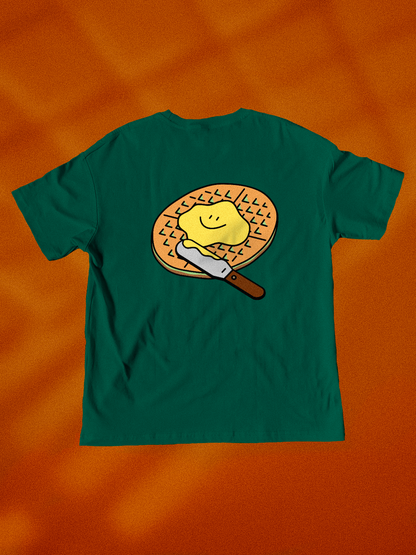 Neighbourhood Waffle 🧇 T-Shirt: Forest Green
