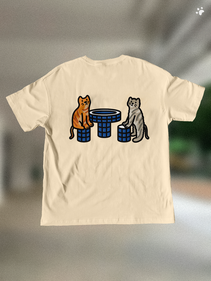 Void Deck Kitties 🐈 T-Shirt: Butter Yellow
