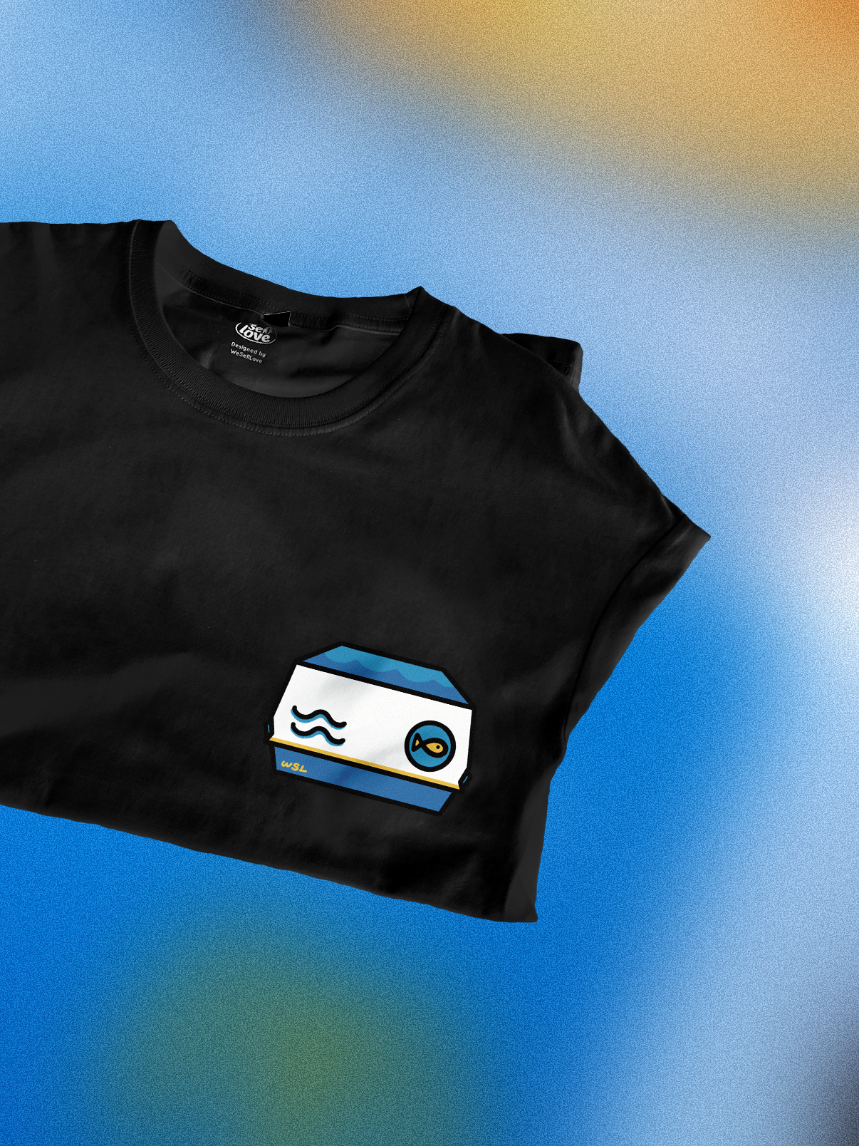 WTF (What the Fish) 🐟 T-Shirt: Black