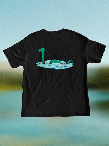 Sneaky Creature T-Shirt: Black Sea