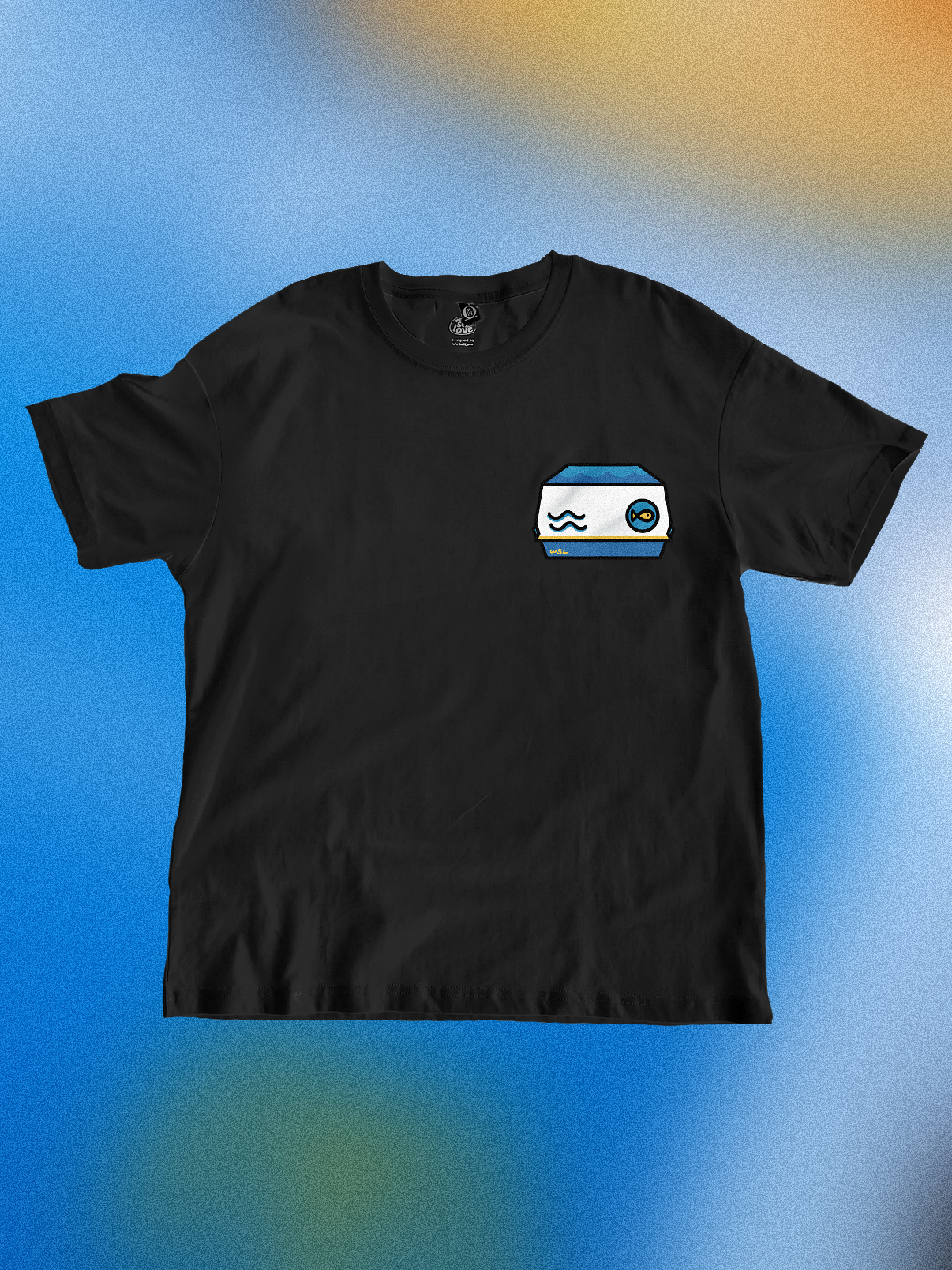 WTF (What the Fish) 🐟 T-Shirt: Black