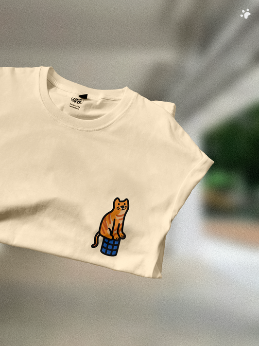 Void Deck Kitties 🐈 T-Shirt: Butter Yellow