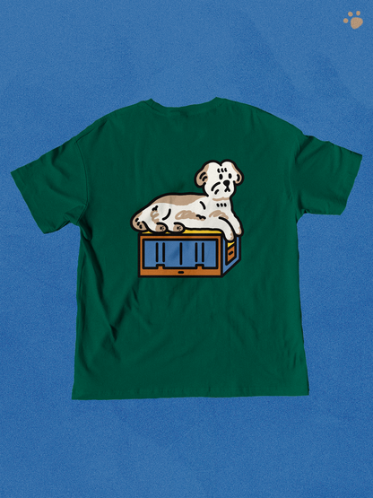 Paws & Relax 🐾 T-Shirt: Forest Green