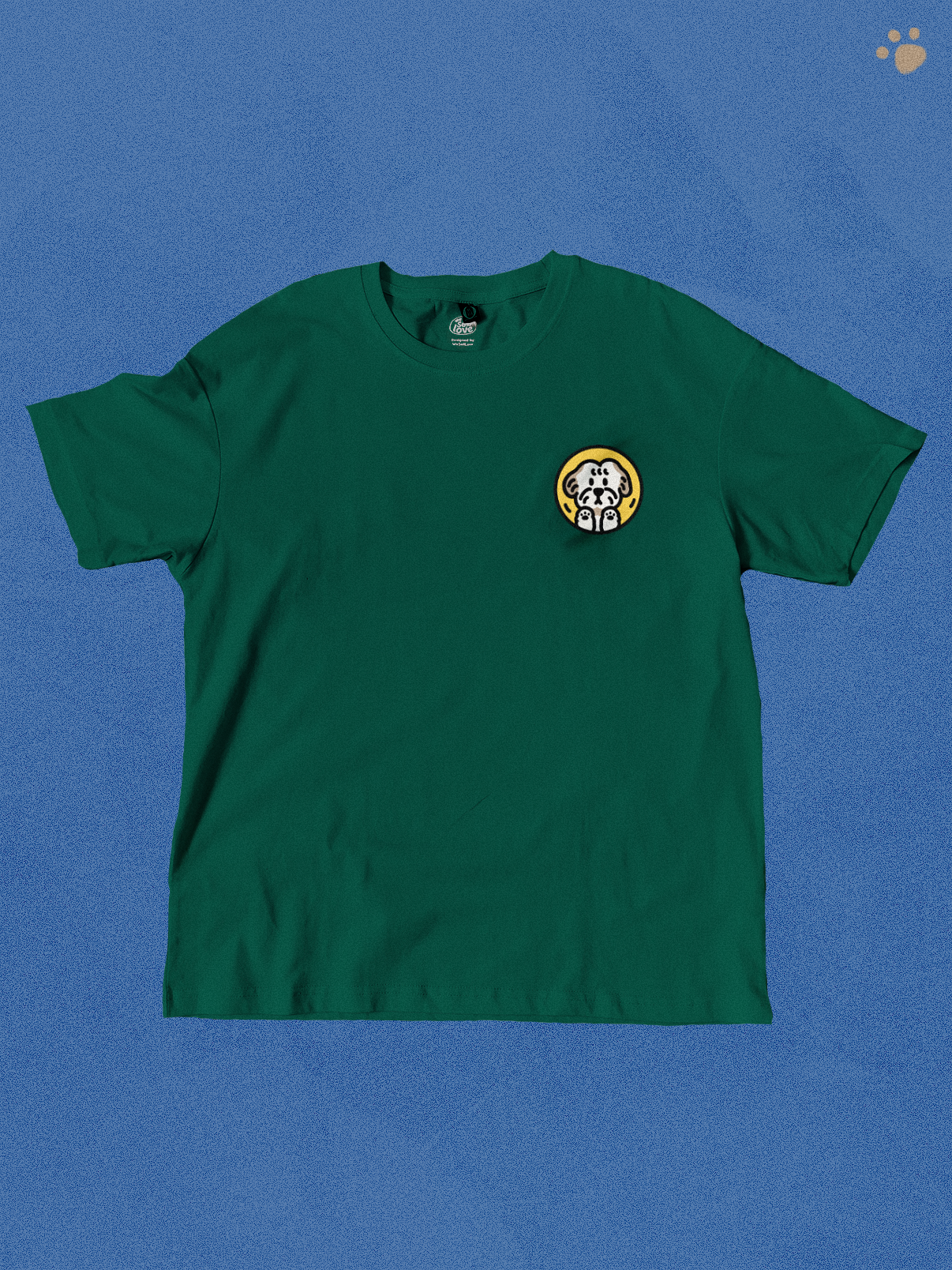 Paws & Relax 🐾 T-Shirt: Forest Green