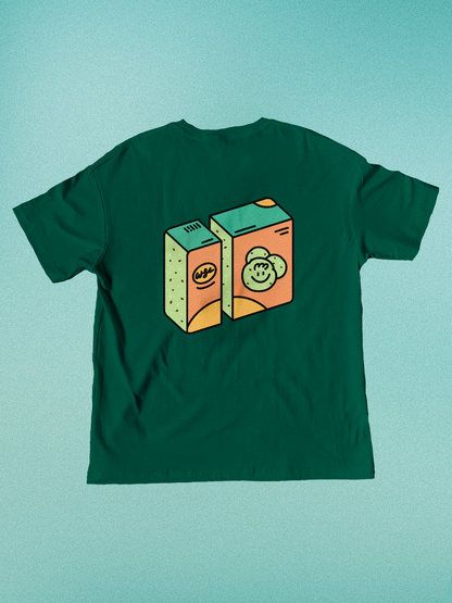 Childhood Ice Cream🍦T-Shirt: Forest Green