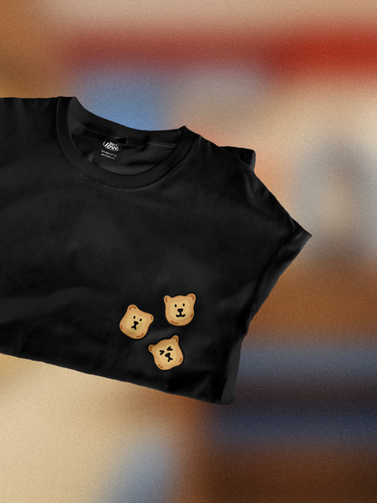 Hello Teddy 🐻 T-Shirt: Black
