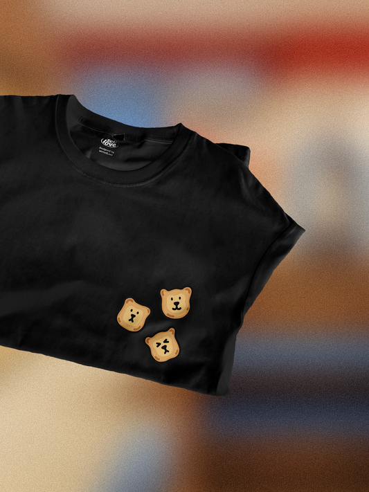 Hello Teddy 🐻 T-Shirt: Black