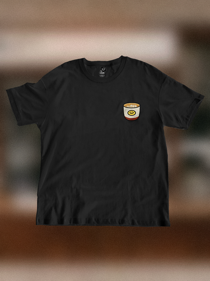 Better Latte Than Never ☕️ T-Shirt: Black
