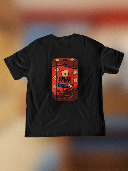 Hello Teddy 🐻 T-Shirt: Black