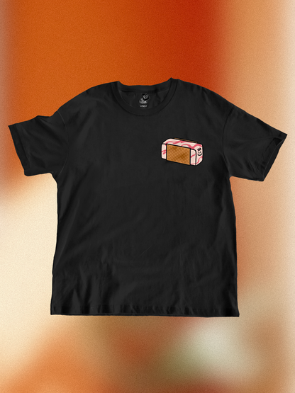 Raspberry Ripple Ice Cream🍦T-Shirt: Black